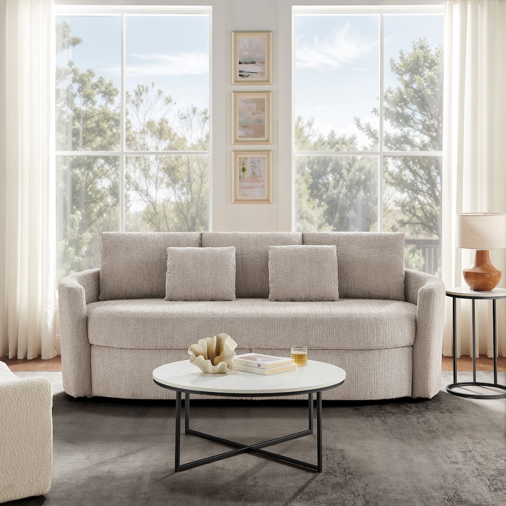 Beckett Storage Sofa Taupe. Picture 21