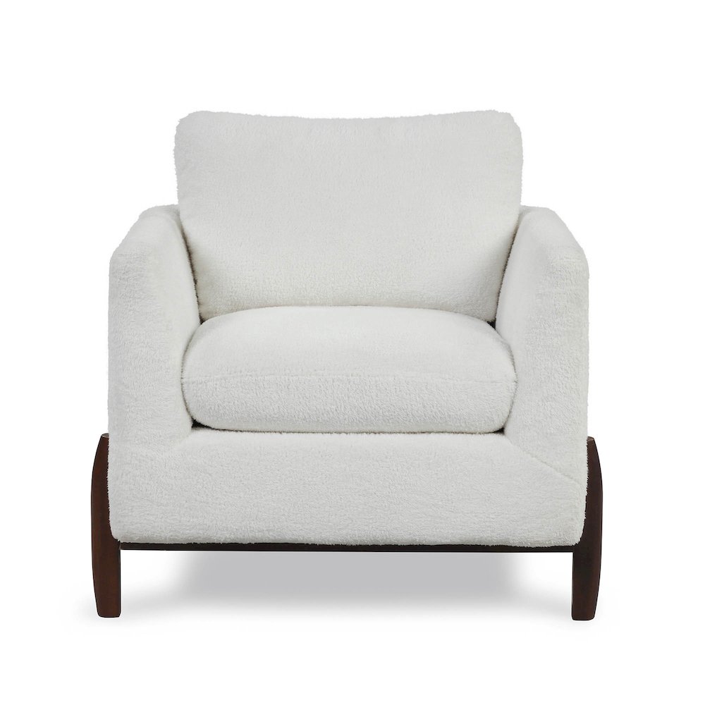 Valeria Accent Chair Ivory. Picture 3
