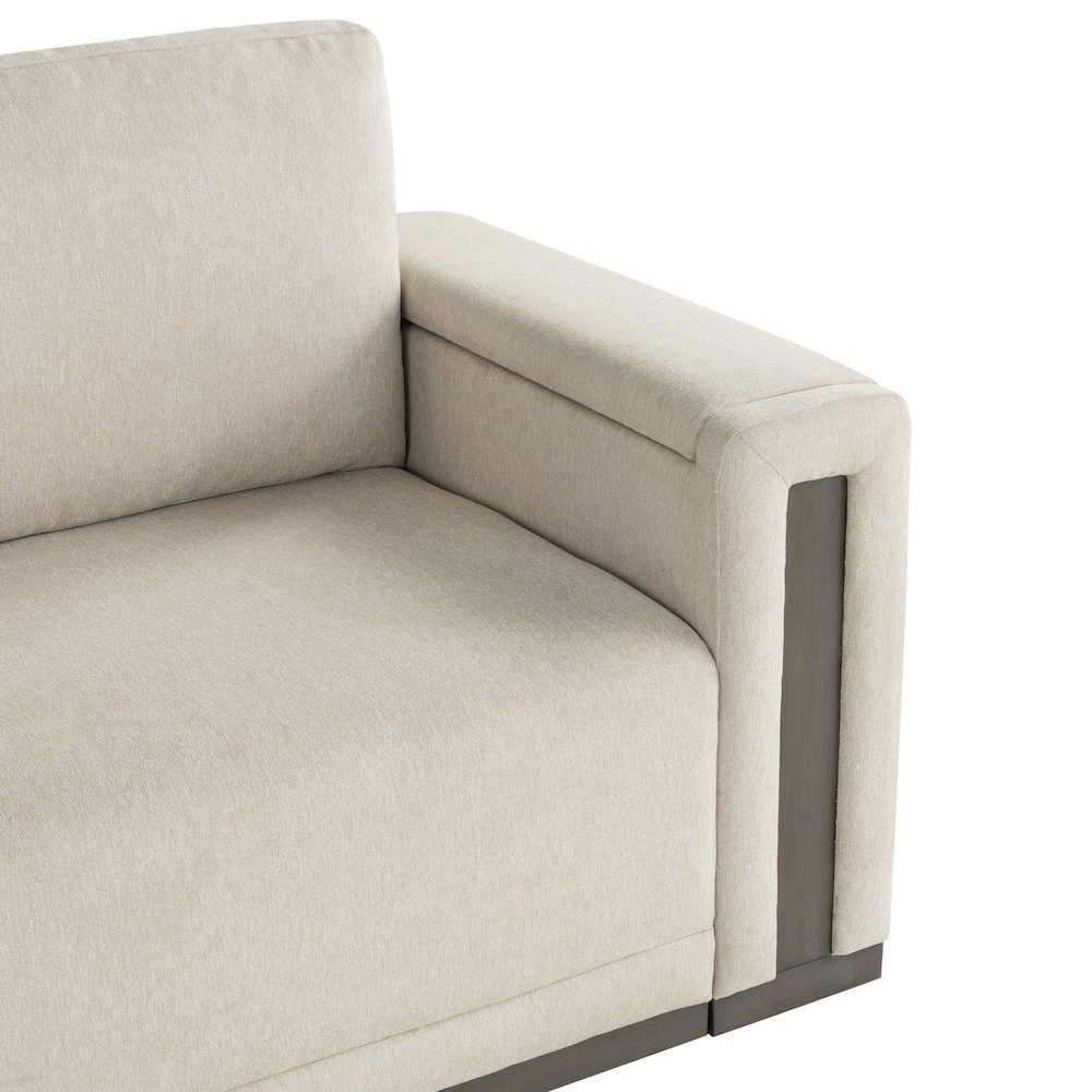 Riles Storage Sofa Beige. Picture 21
