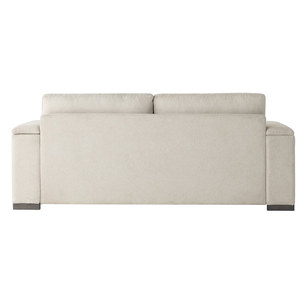 Riles Storage Sofa Beige. Picture 15