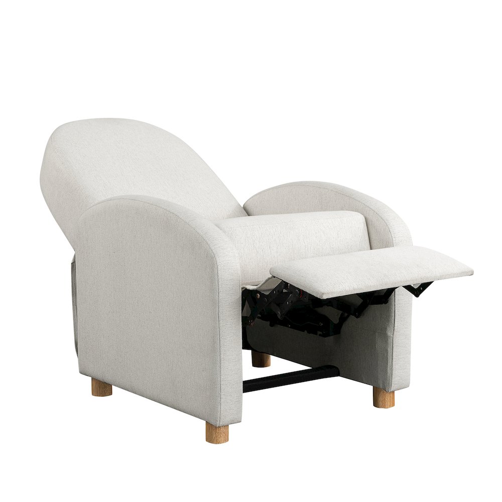 Luna Pushback Recliner Cream. Picture 4