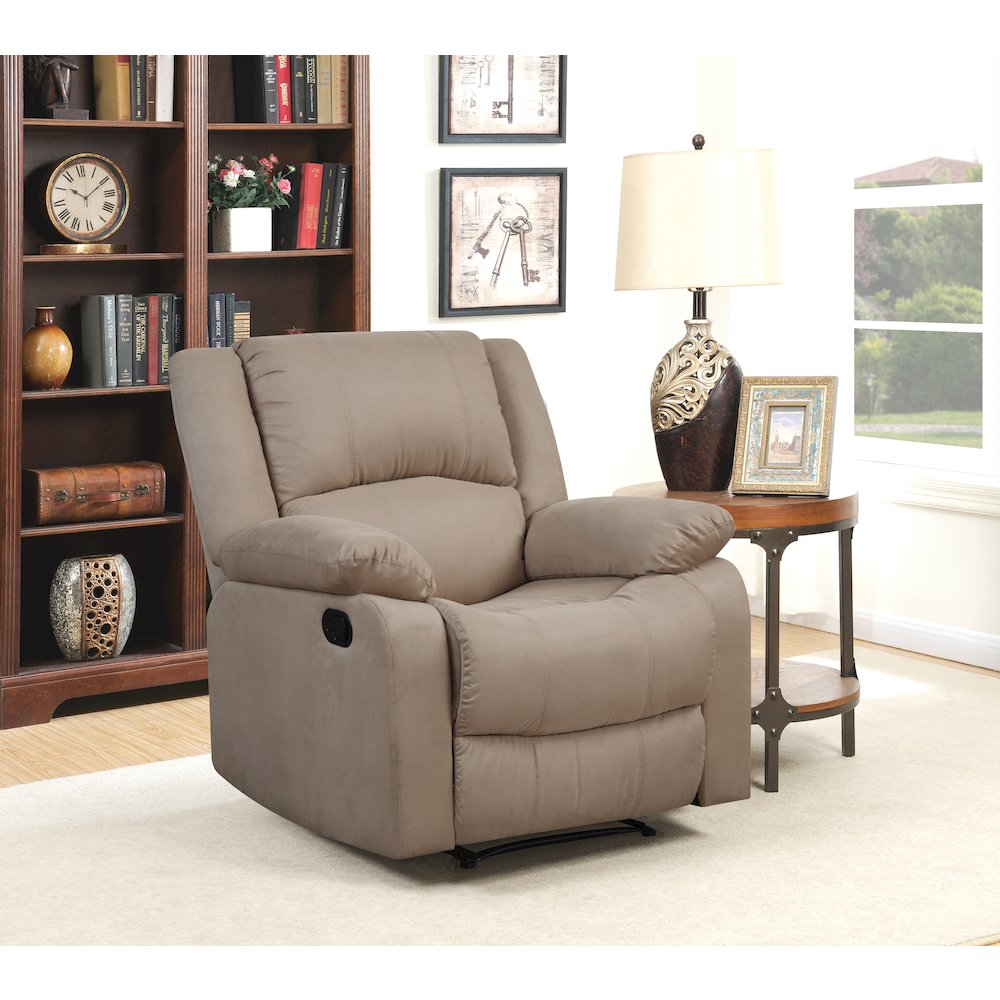 Parker Recliner Beige. Picture 5
