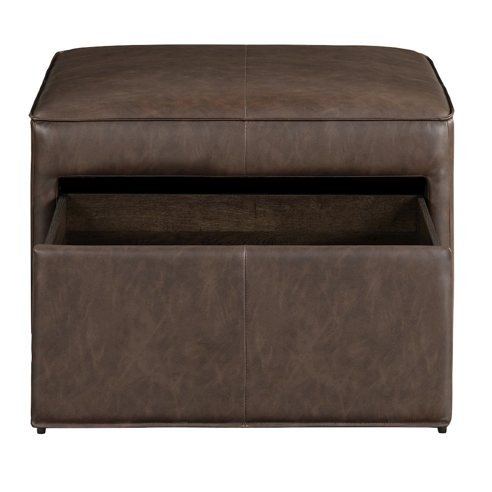 Hailey Storage Ottoman Chestnut. Picture 10