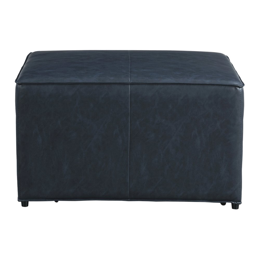 Hailey Storage Ottoman Navy. Picture 11
