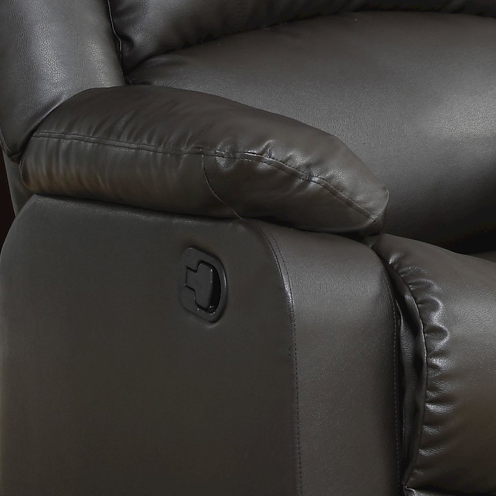 Parker Recliner Java Vegan Leather. Picture 5