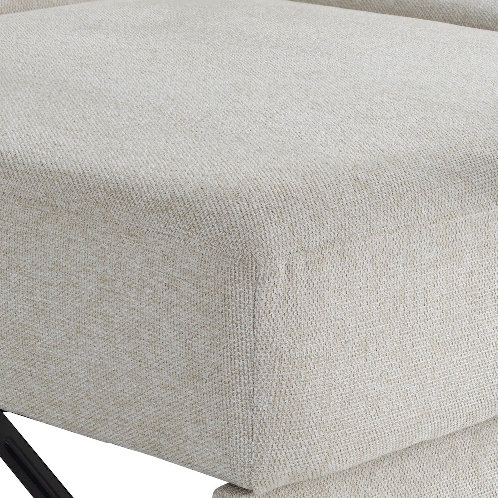 Mia Convertible Sofa Ivory. Picture 25