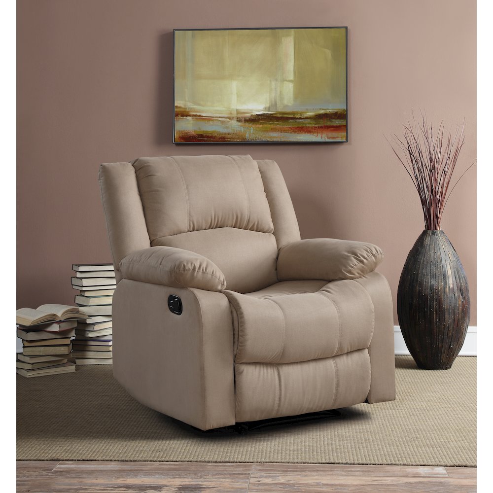 Parker Recliner Beige. Picture 12