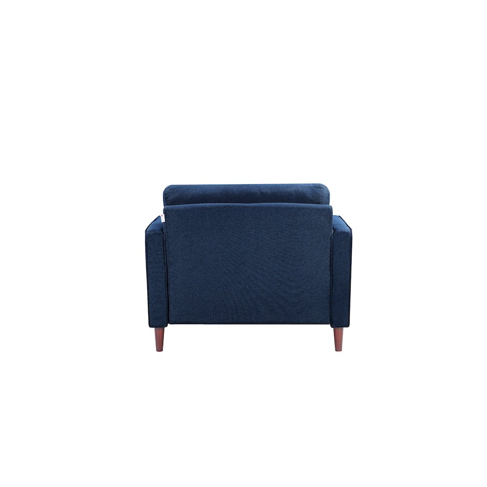 Langford Chair Navy Blue. Picture 3