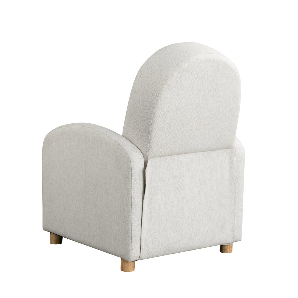Luna Pushback Recliner Cream. Picture 9
