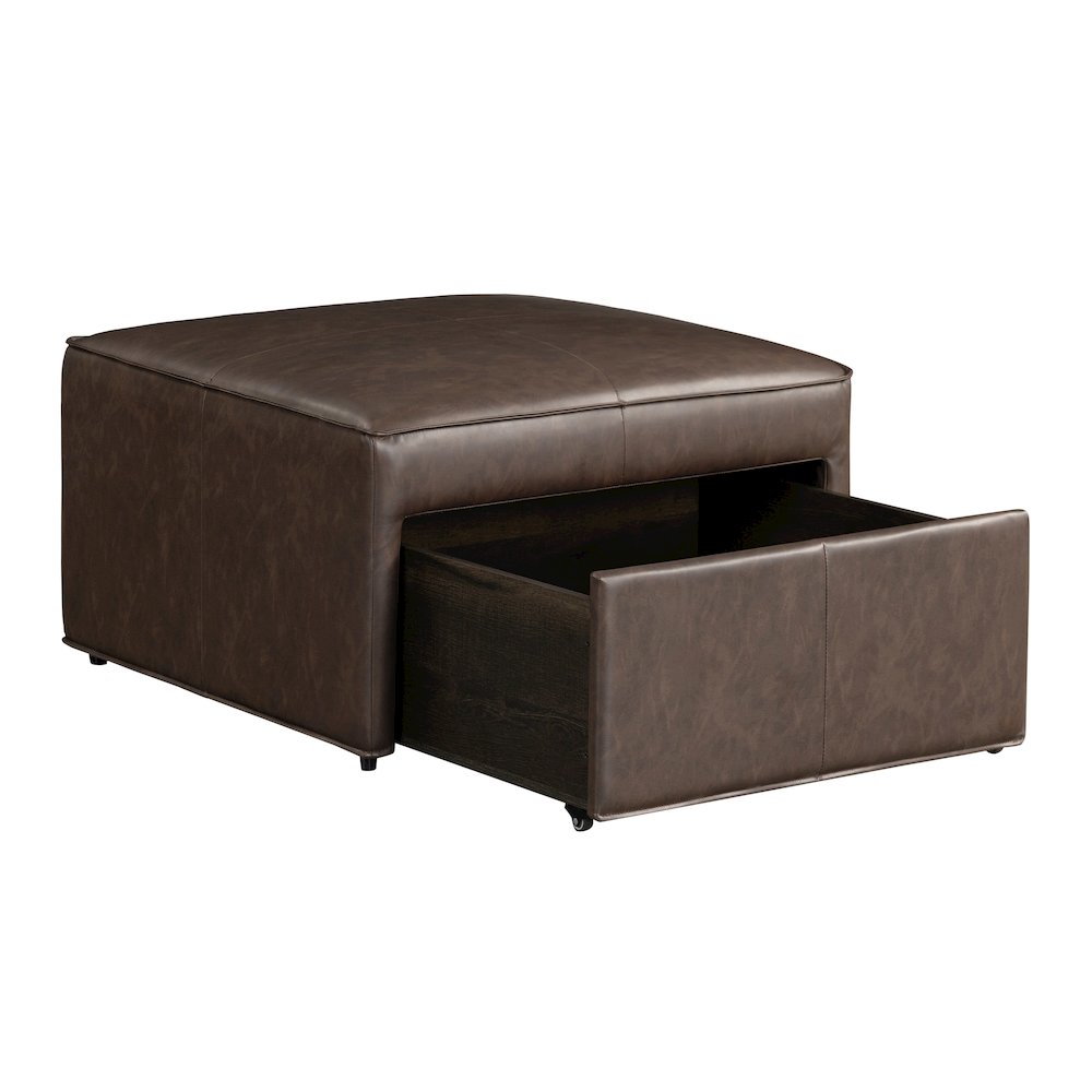 Hailey Storage Ottoman Chestnut. Picture 9