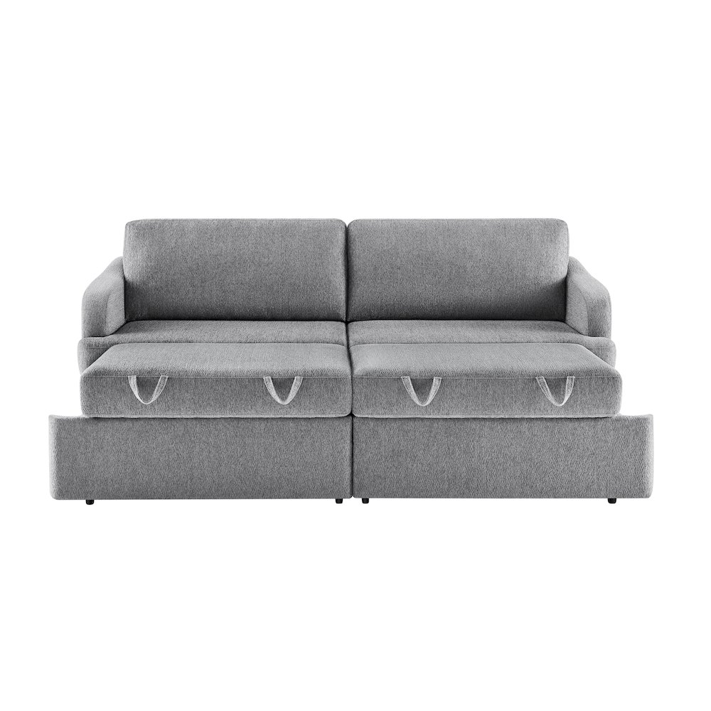 Montego Convertible Sofa Grey. Picture 17