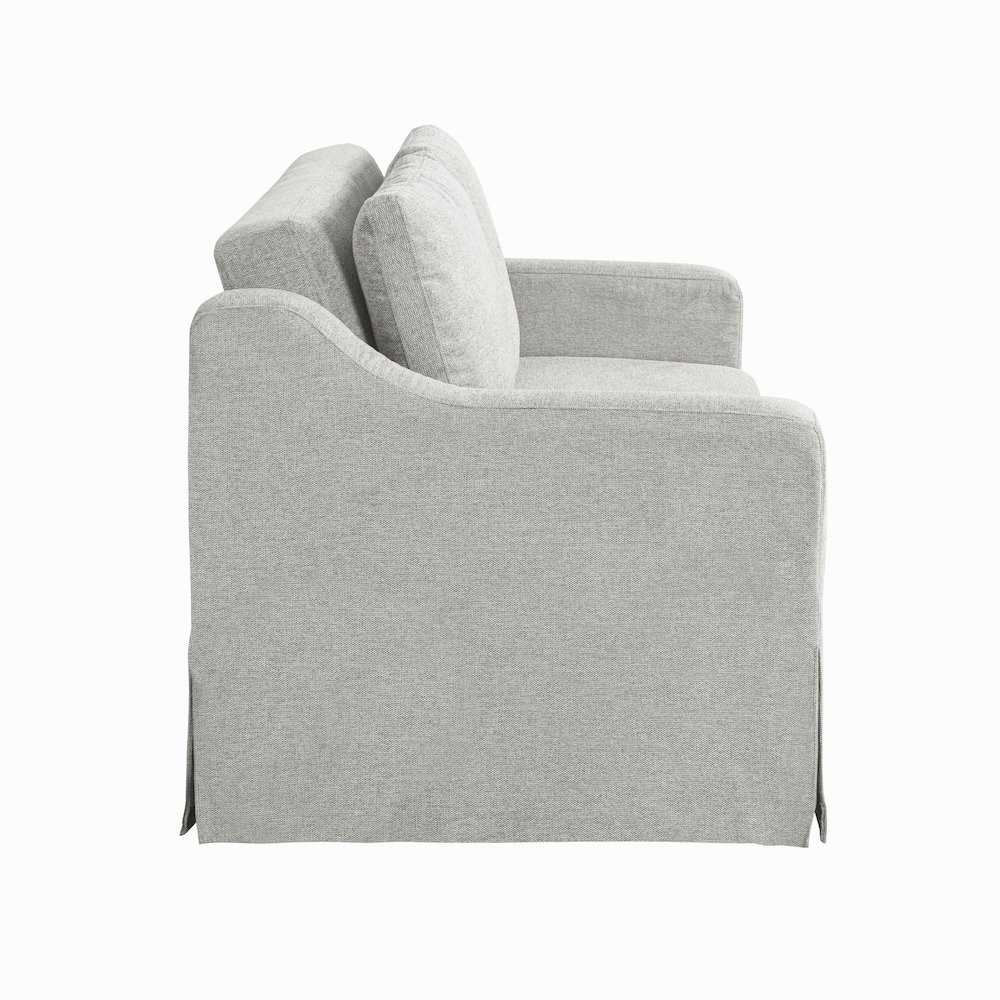 Haddington Convertible Loveseat Linen. Picture 8