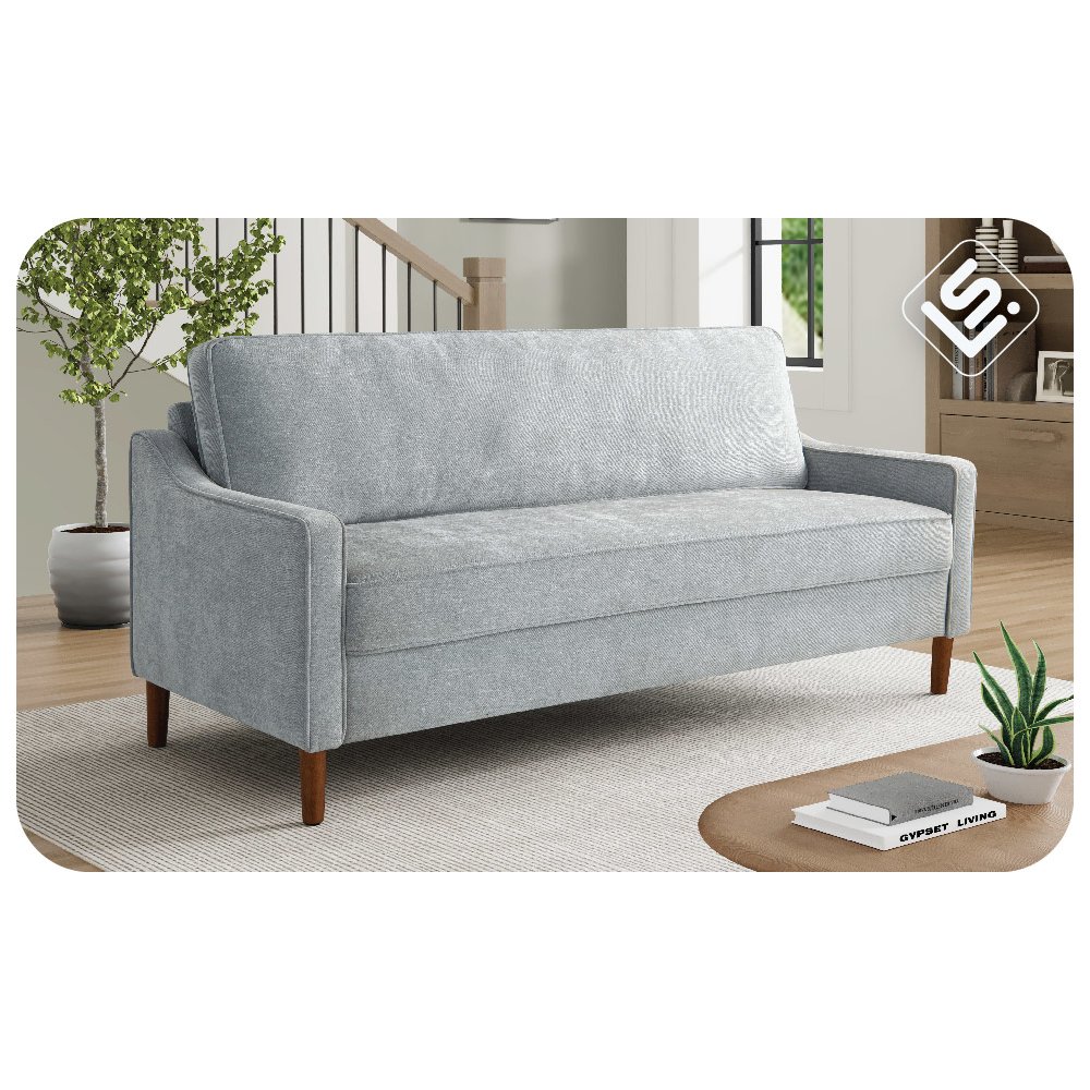 Sterling Sofa Light Grey. Picture 15