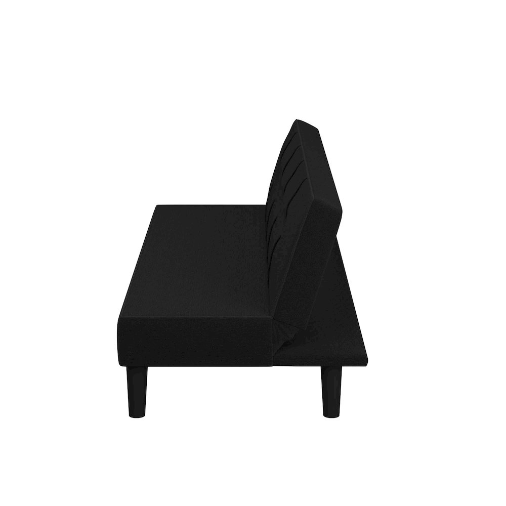 Lori Convertible Sofa Black. Picture 5