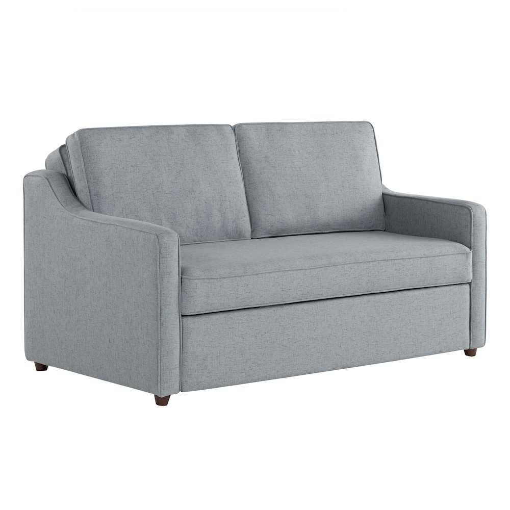 Carey Convertible Sofa Light Gray. Picture 1
