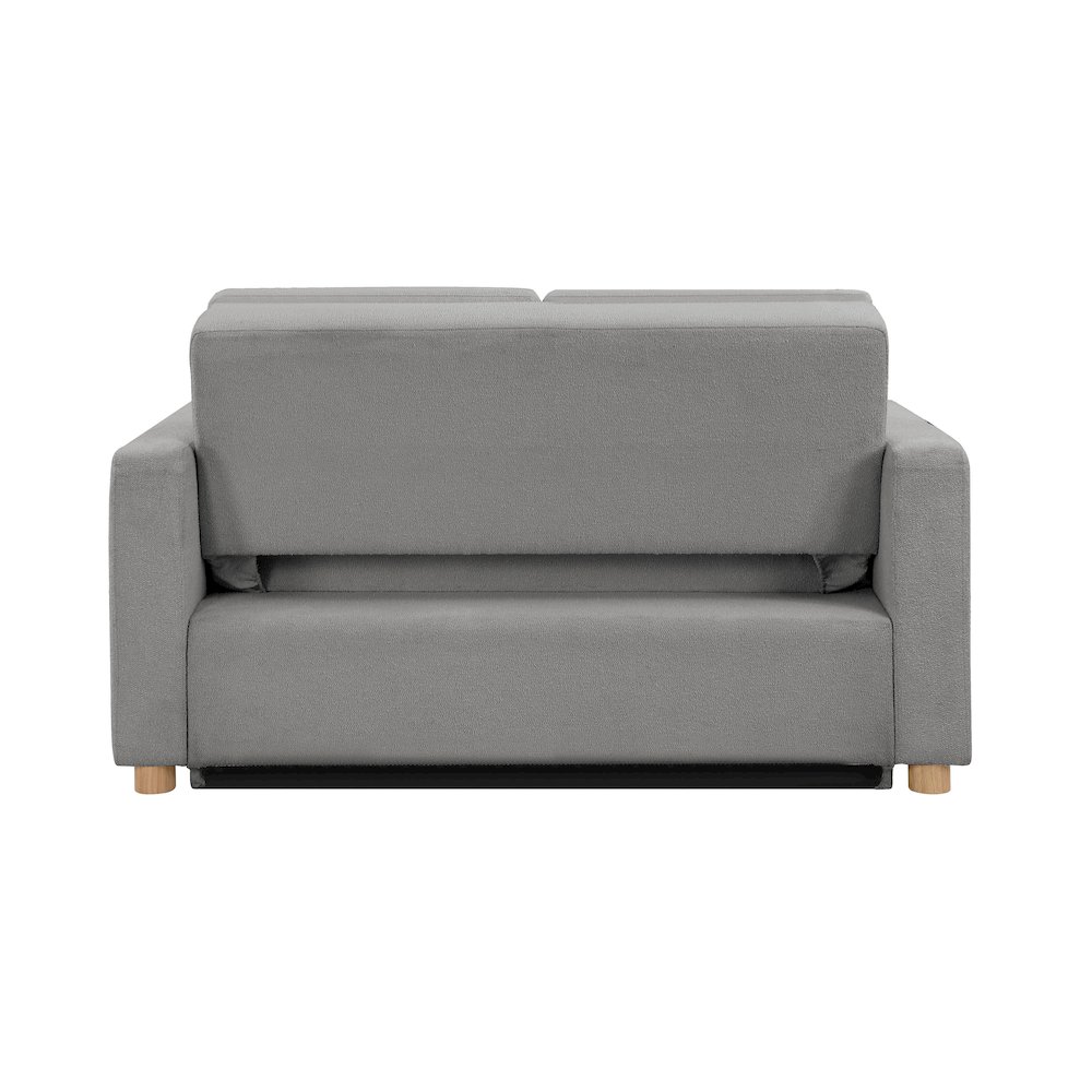 Tyler Convertible Sofa Grey Boucle. Picture 12