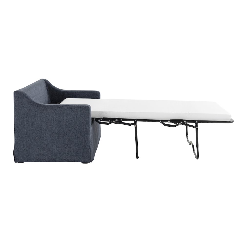 Harper Loveseat Sleeper Twin Navy. Picture 6