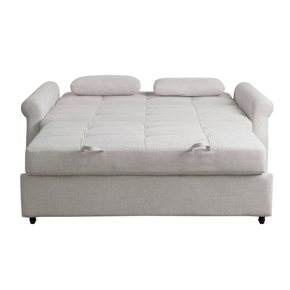 Hampton Queen Convertible Sofa Oatmeal. Picture 3