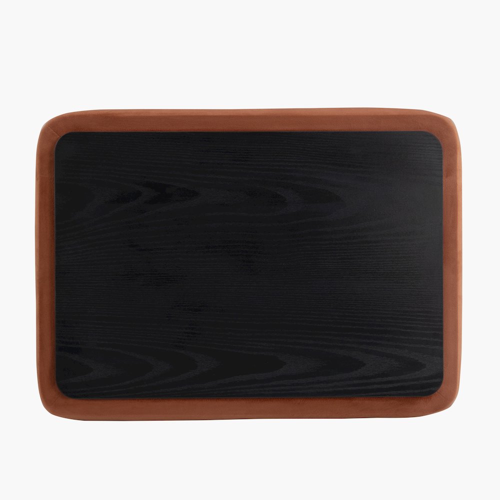 Kona Storage Ottoman Small Rust. Picture 13