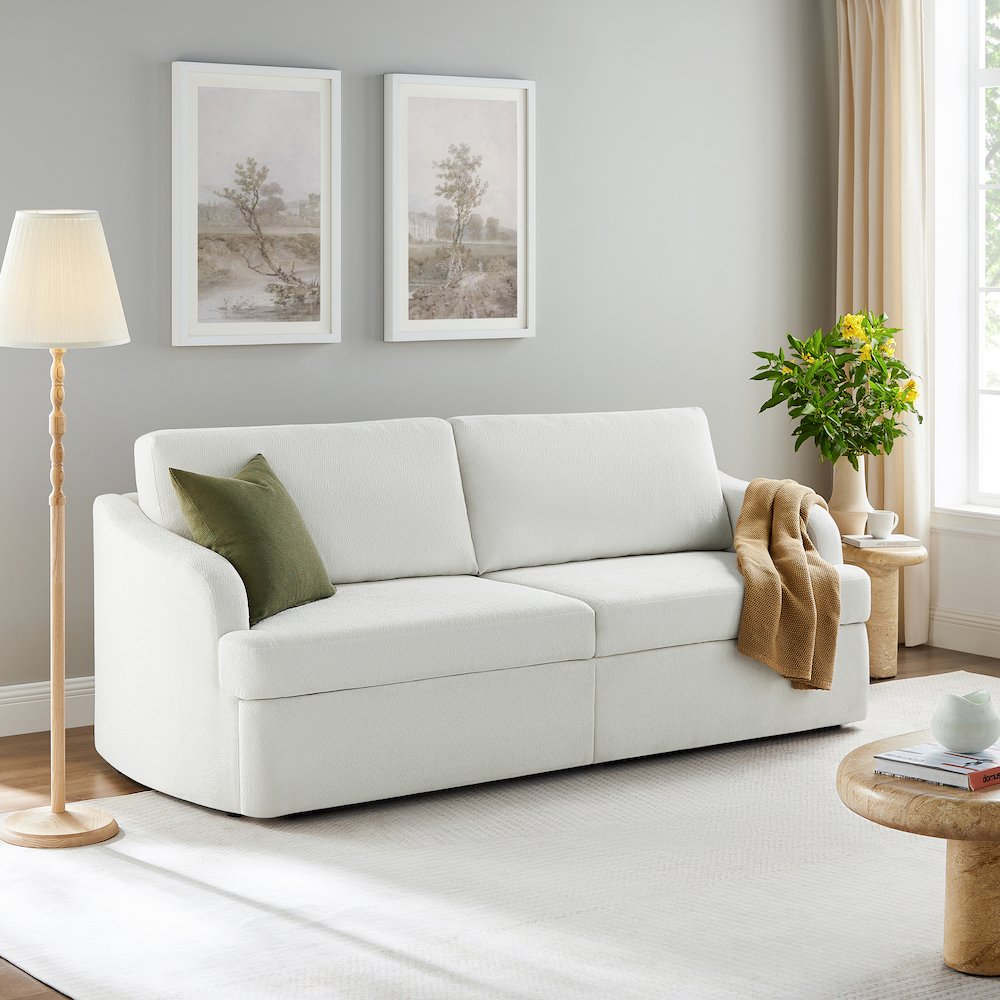 Montego Convertible Sofa Ivory. Picture 2