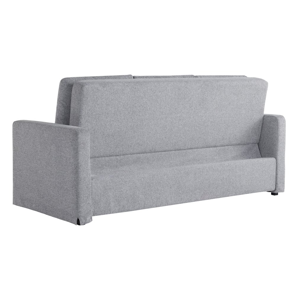 Mia Convertible Sofa Light Gray. Picture 35
