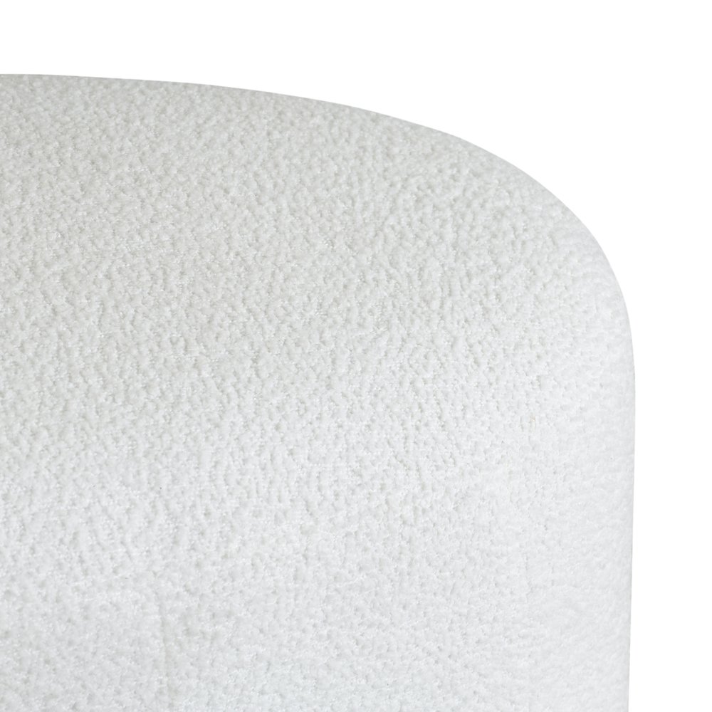 Kayden Upholstered Ottoman Large White. Picture 8