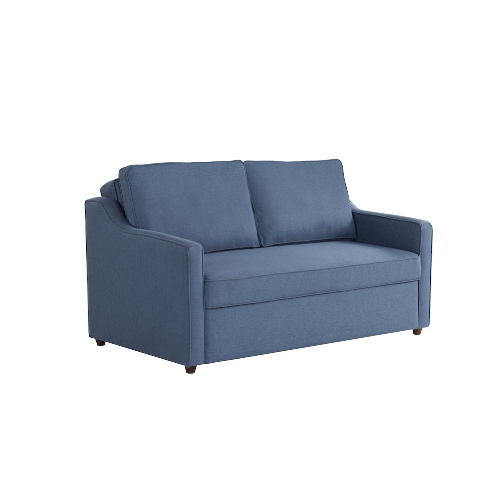 Carey Convertible Sofa Navy. Picture 1