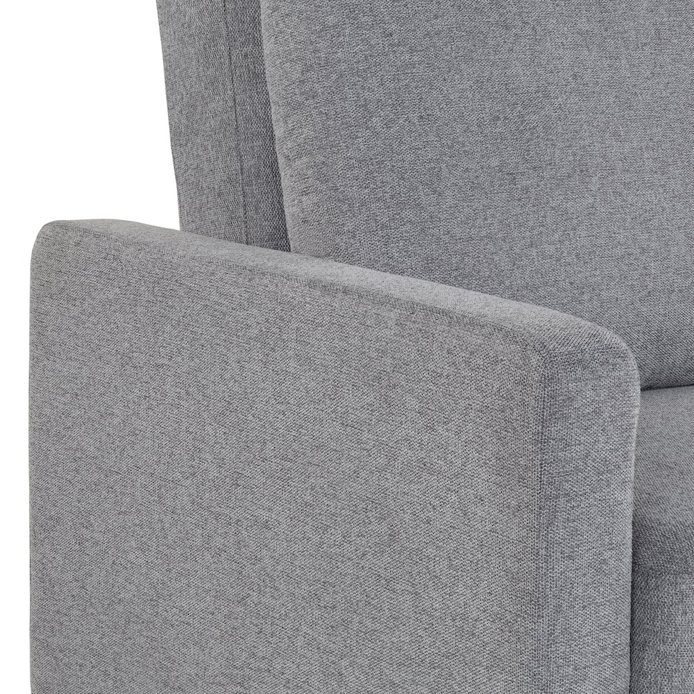 Mia Convertible Sofa Light Gray. Picture 17