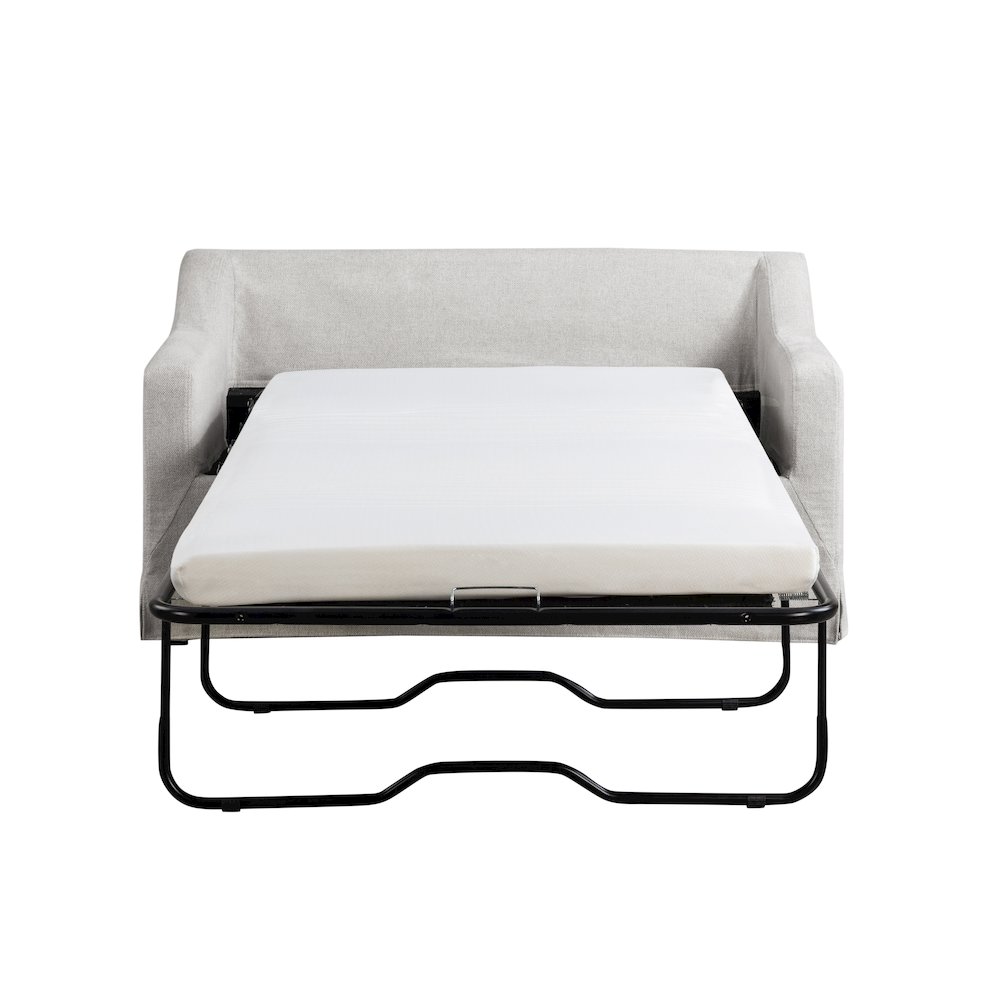 Harper Loveseat Sleeper Twin Oatmeal. Picture 16