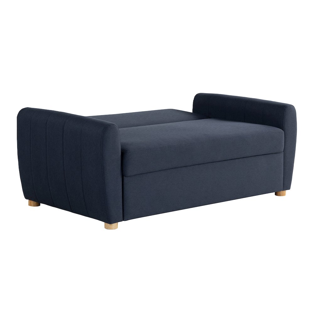Galloway Convertible Loveseat Navy. Picture 6