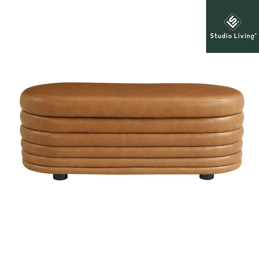 Lancaster Storage Ottoman Large Carmel. Picture 15