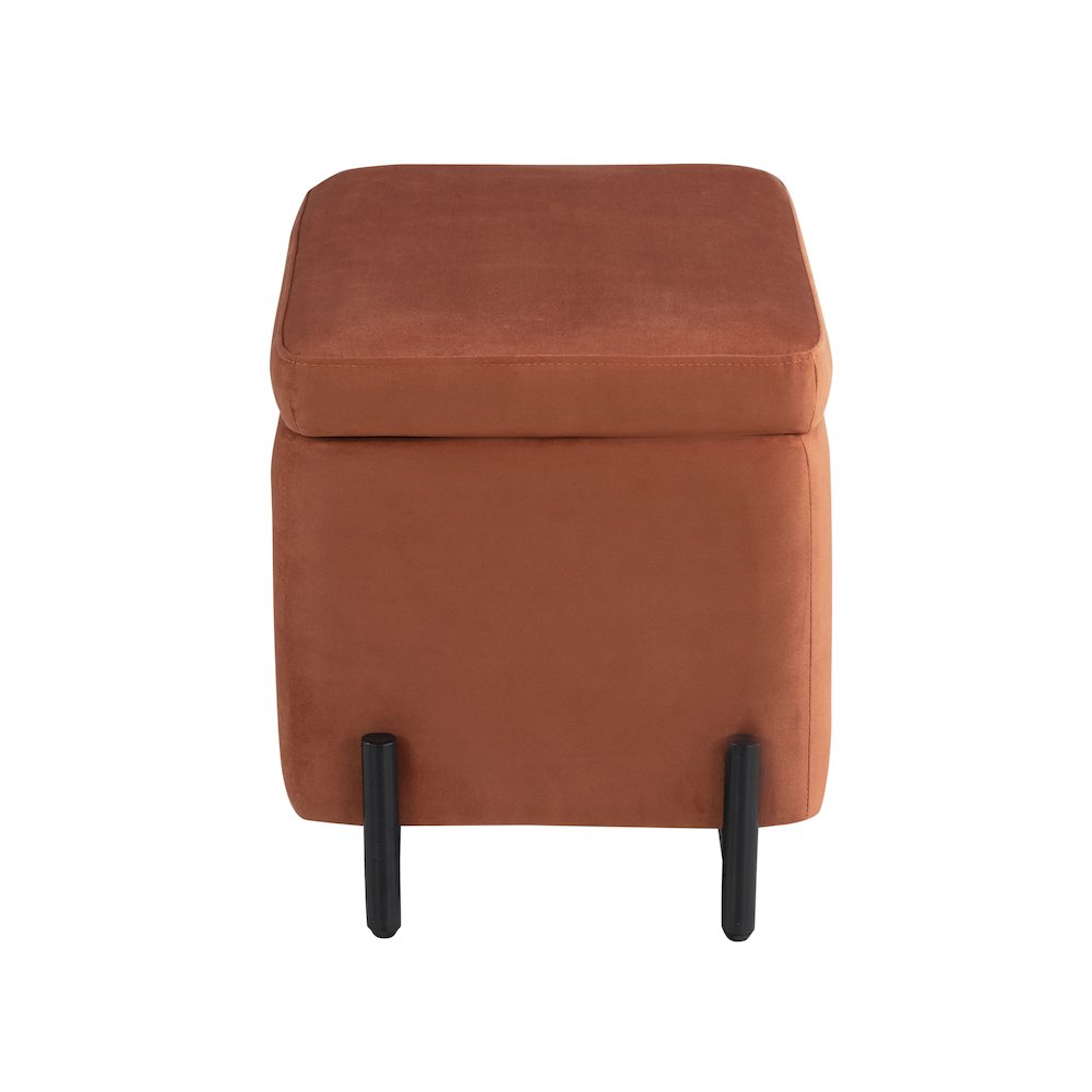 Kona Storage Ottoman Small Rust. Picture 14