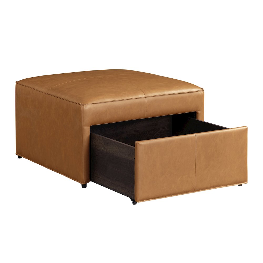 Hailey Storage Ottoman Carmel. Picture 6