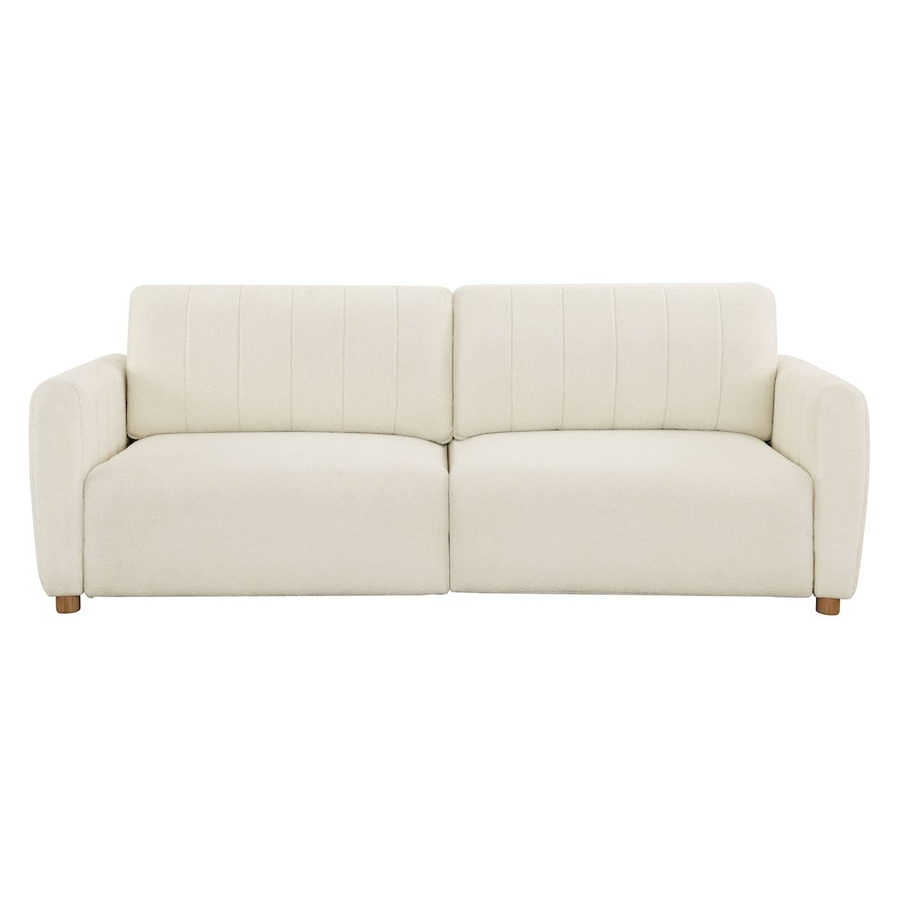 Galloway Convertible Sofa Ivory Boucle. Picture 8