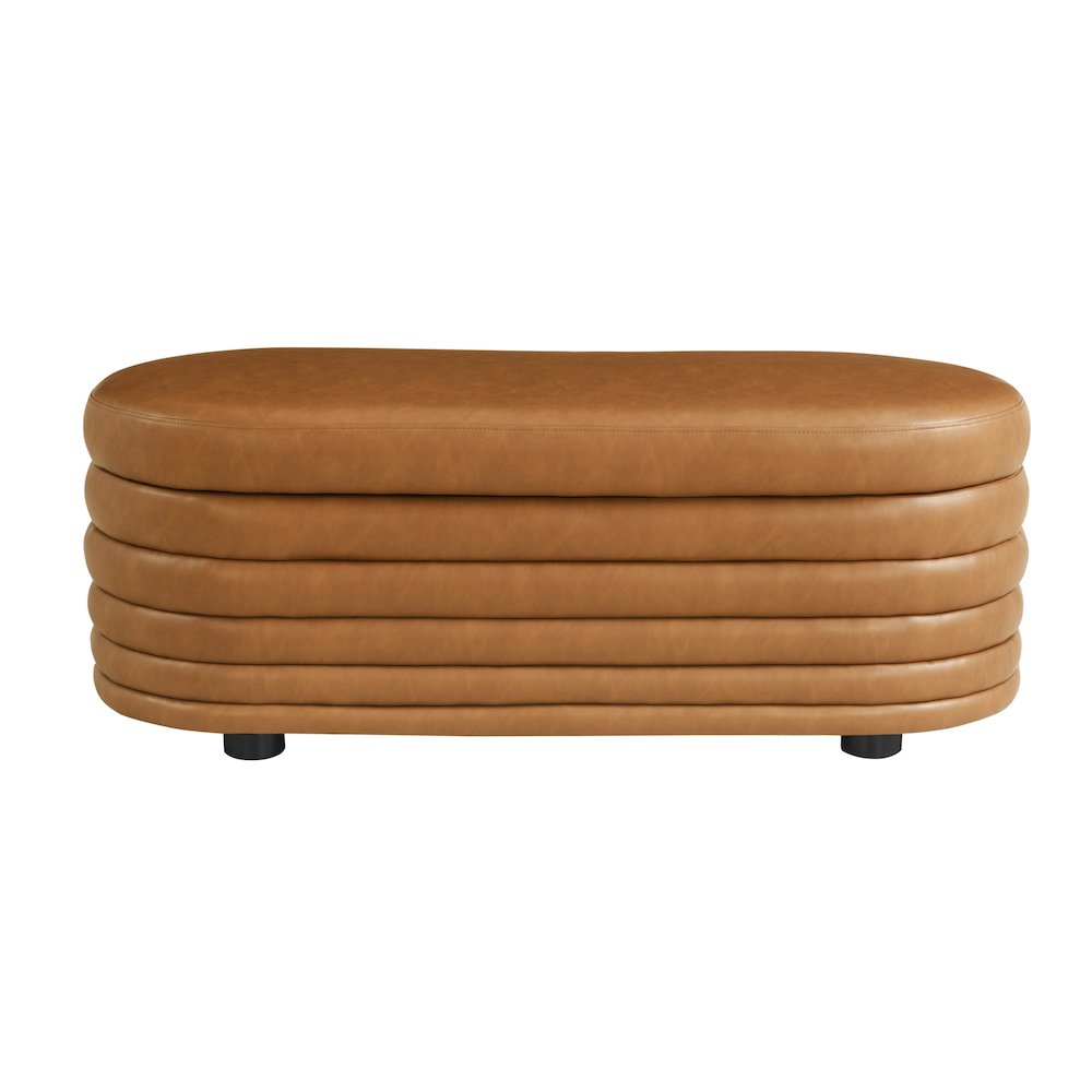 Lancaster Storage Ottoman Large Carmel. Picture 2