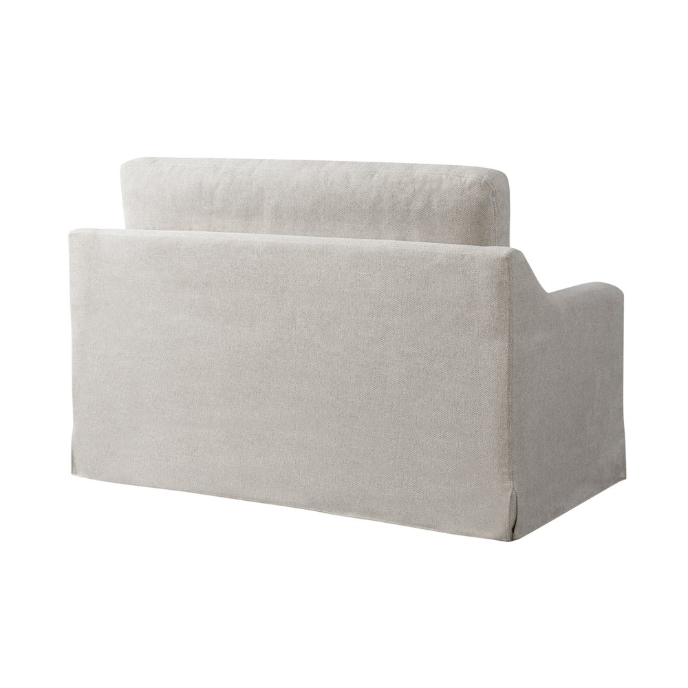 Harper Loveseat Sleeper Twin Oatmeal. Picture 7