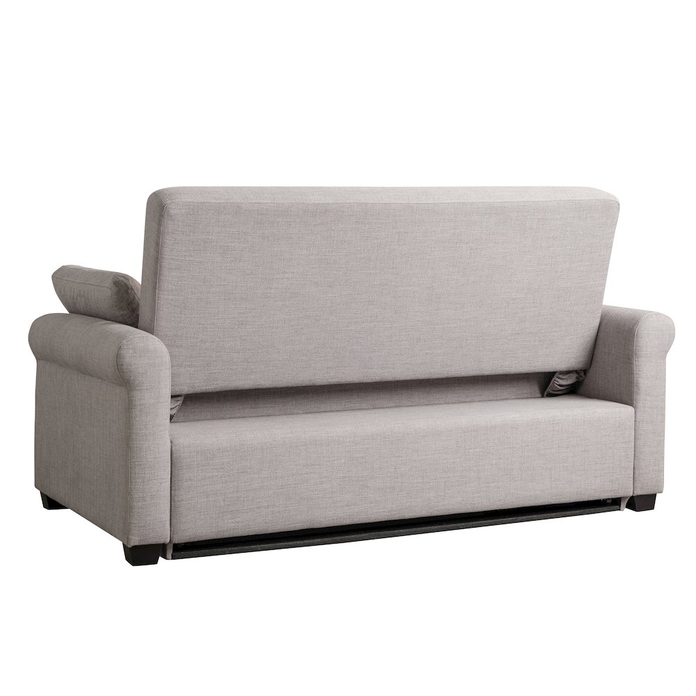 Hampton Queen Convertible Sofa Steel. Picture 6