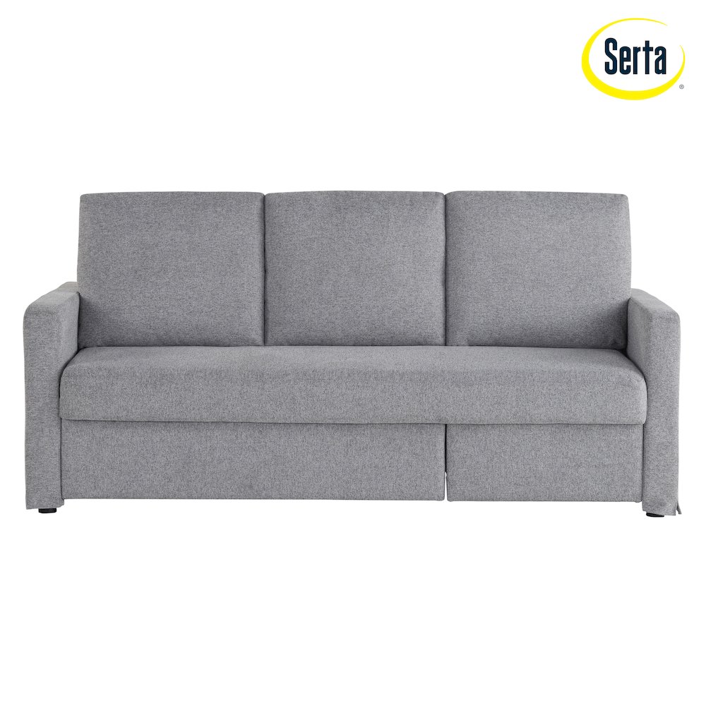 Mia Convertible Sofa Light Gray. Picture 38