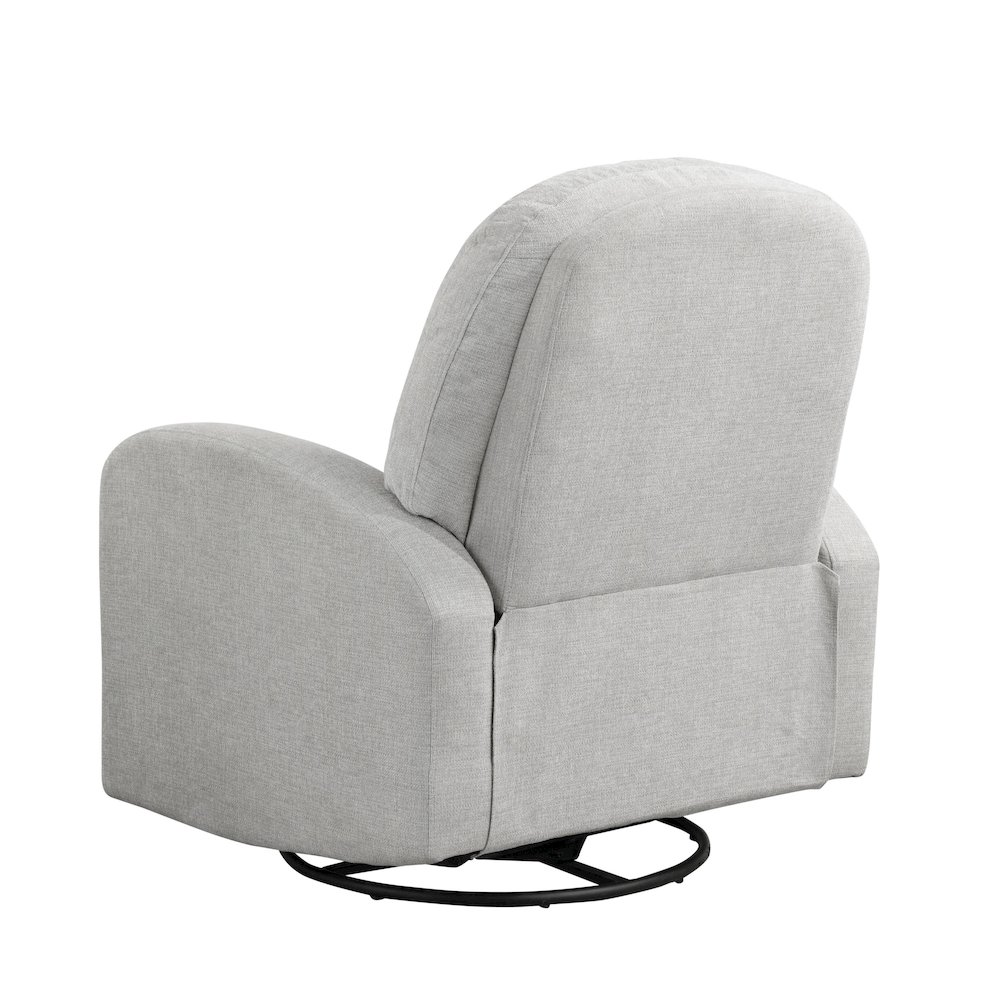 Paloma Swivel Rocker Recliner Light Grey. Picture 10
