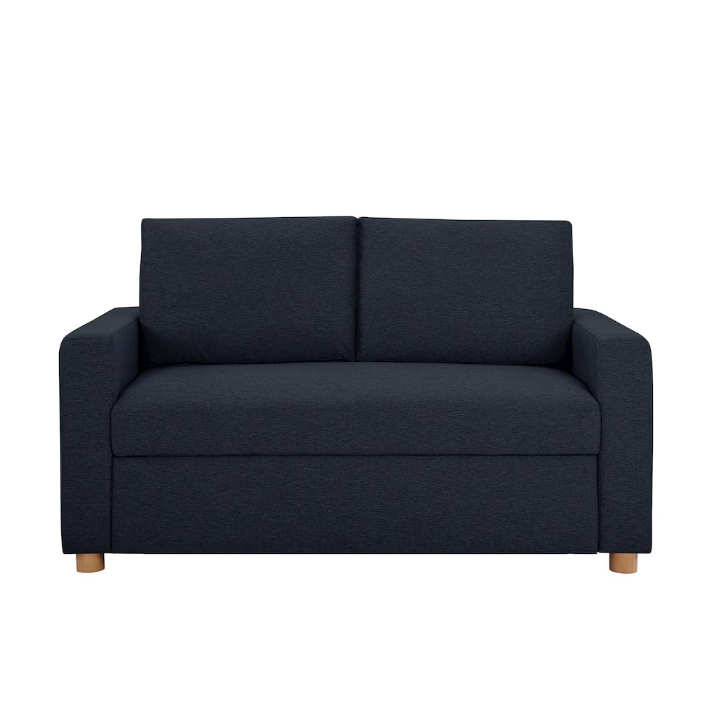 Tyler Convertible Sofa Navy Woven. Picture 3
