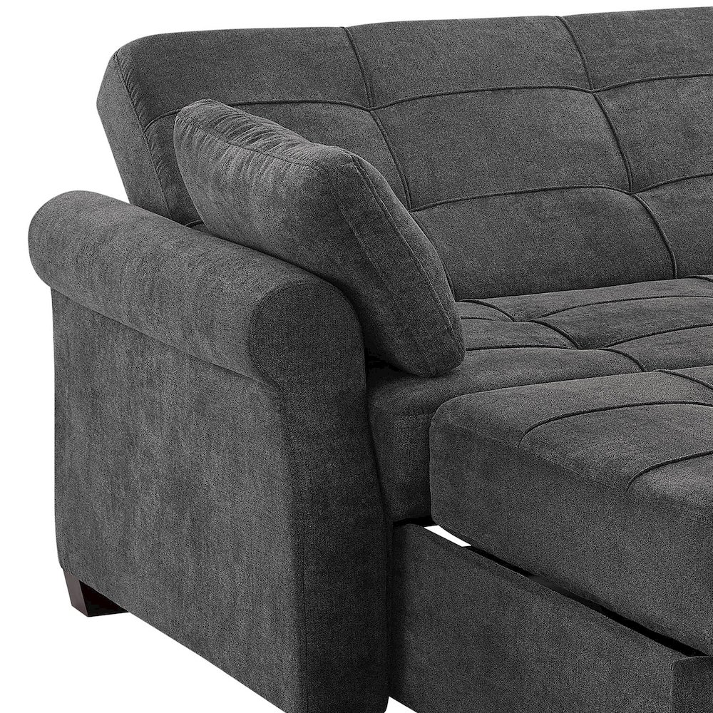 Hampton Sofa Queen Grey. Picture 6