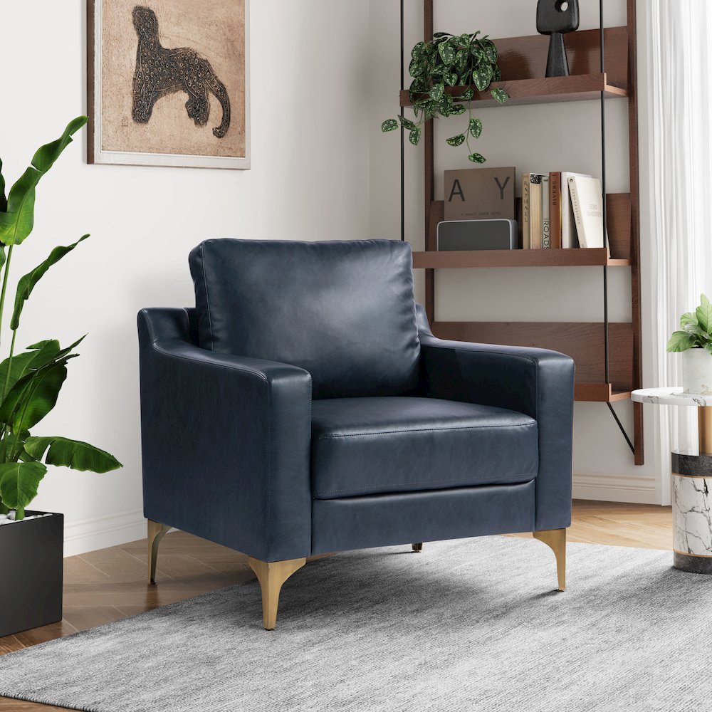 Fletcher Chair Navy. Picture 2
