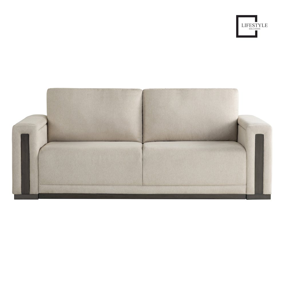 Riles Storage Sofa Beige. Picture 26