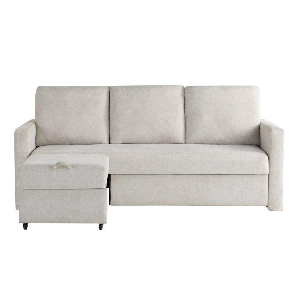 Mia Convertible Sofa Ivory. Picture 10