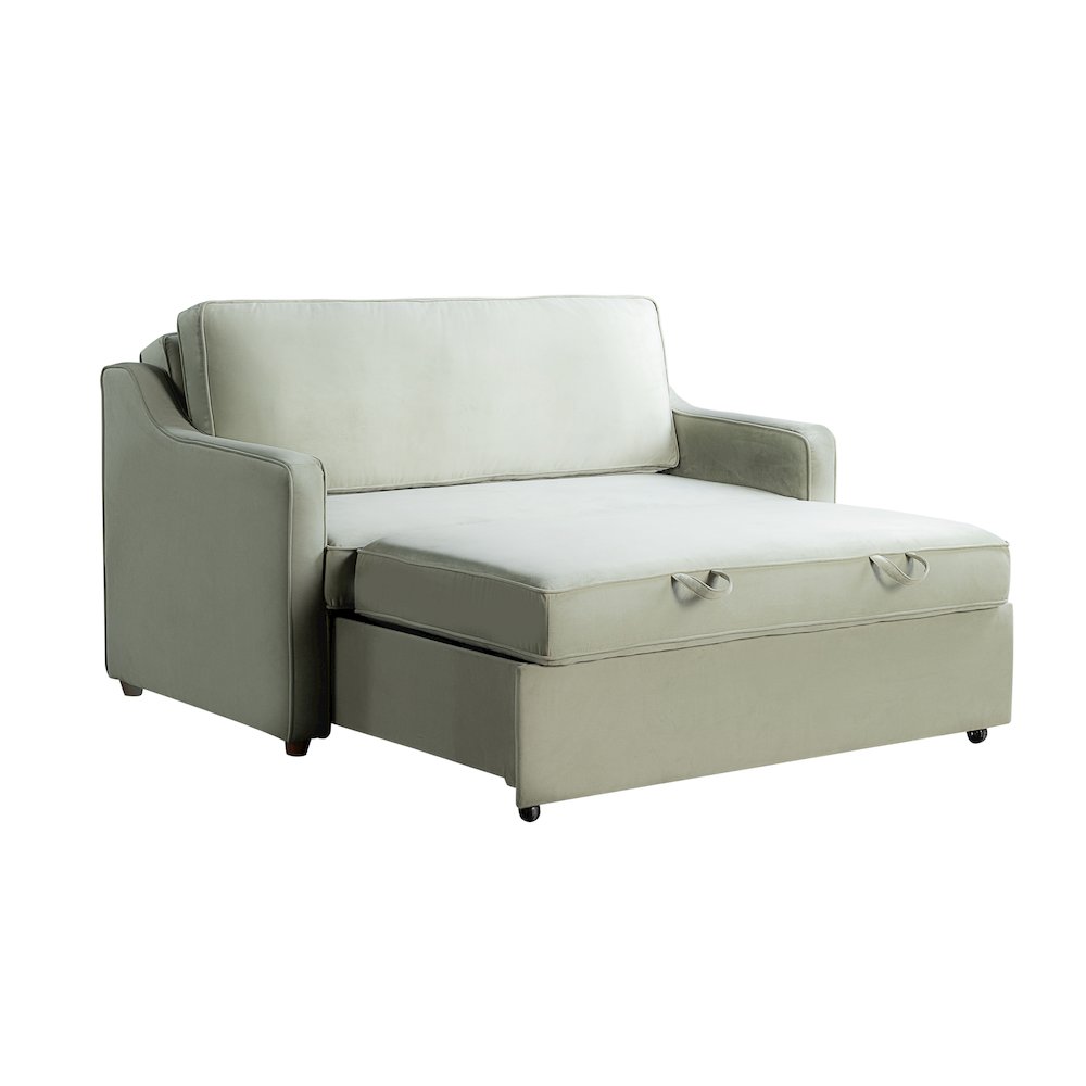 Delmar Convertible Loveseat Sage. Picture 6