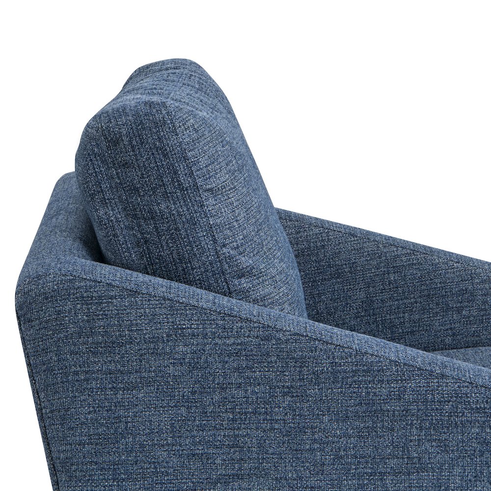 Halifax Swivel Accent Chair Blue. Picture 10