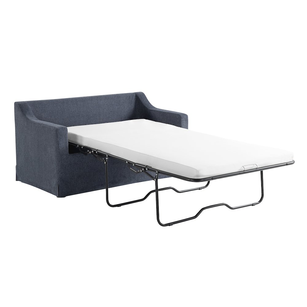 Harper Loveseat Sleeper Twin Navy. Picture 5