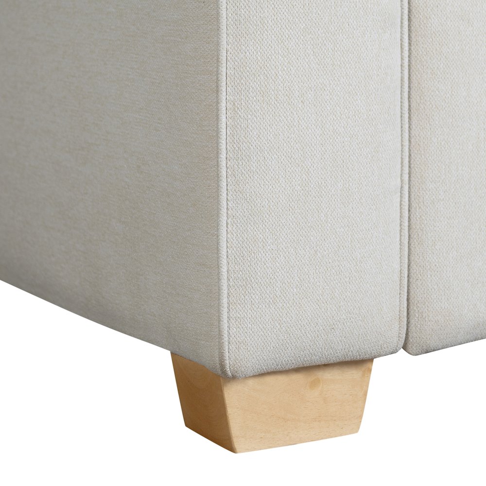 Augustine Full Convertible Loveseat Oyster. Picture 19