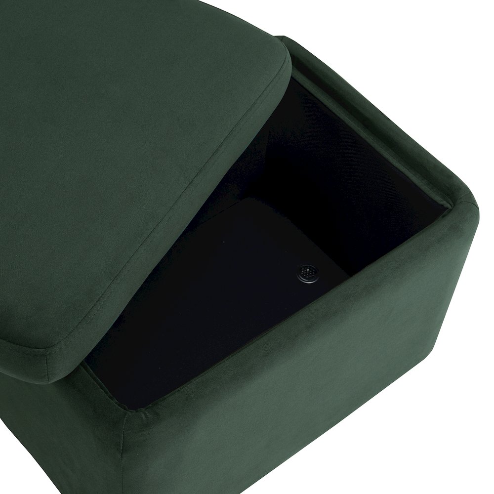 Kona Storage Ottoman Small Green. Picture 19