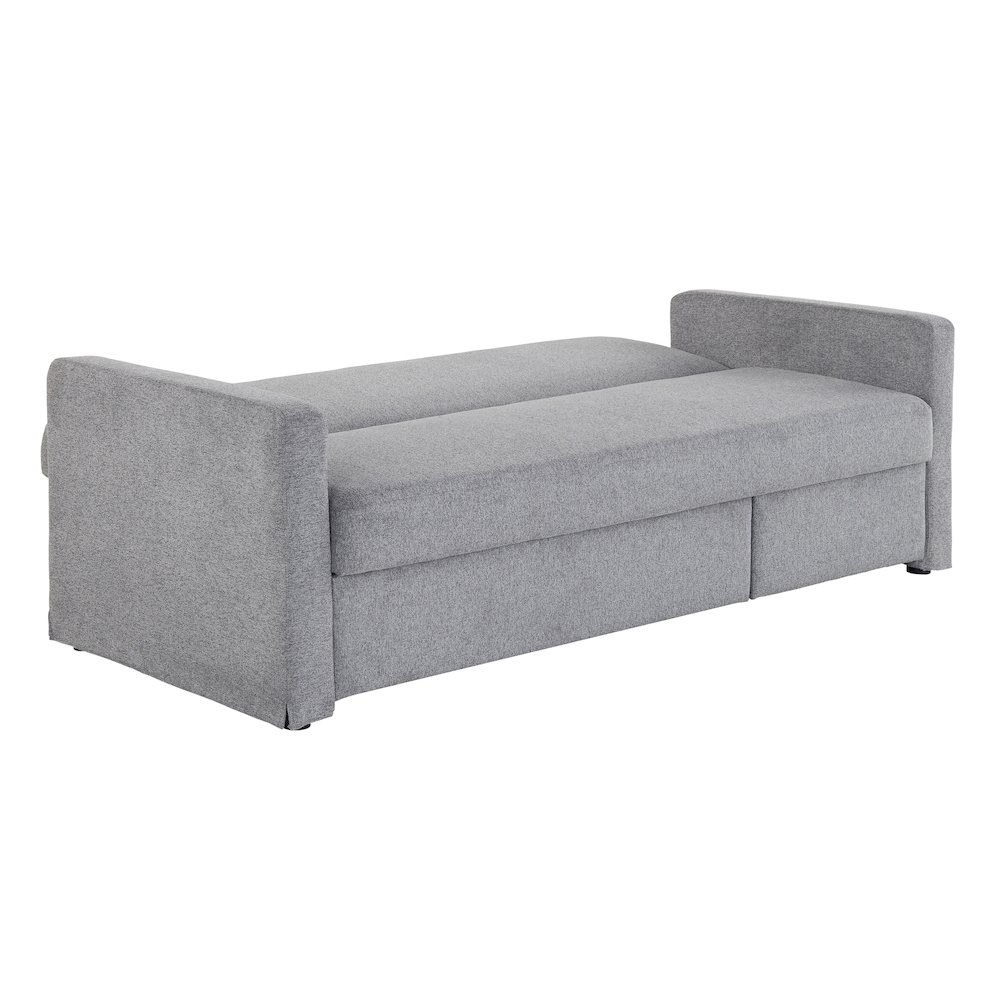 Mia Convertible Sofa Light Gray. Picture 36